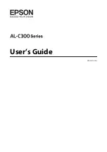 Preview for 1 page of Epson AL-C300 Series User Manual