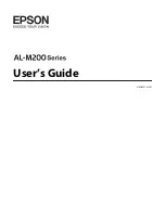 Epson AL-M200 Series User Manual preview