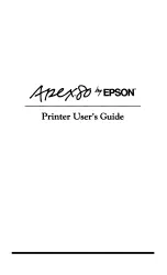 Epson AP-80 User Manual preview