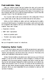 Preview for 47 page of Epson Apex 110 User'S Manual And Diagnostics