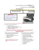 Preview for 1 page of Epson APJ29421 Assembly Instructions Manual