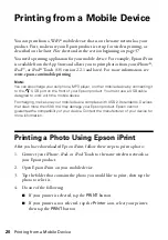 Preview for 20 page of Epson Artisan 725 Quick Manual