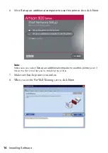 Preview for 14 page of Epson Artisan 800 - All-in-One Printer Network Installation Manual