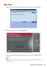 Предварительный просмотр 17 страницы Epson Artisan 800 - All-in-One Printer Network Installation Manual