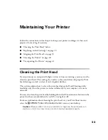 Preview for 38 page of Epson B163A Printer Basics Manual