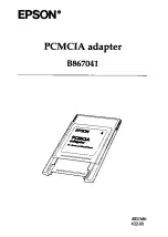 Предварительный просмотр 1 страницы Epson B32B867041 User Manual