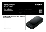 Preview for 1 page of Epson BO-IC400 User Manual