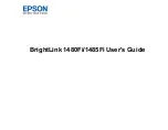 Предварительный просмотр 1 страницы Epson BrightLink 1480Fi User Manual