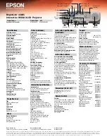 Preview for 6 page of Epson BrightLink 436Wi Product Specifications