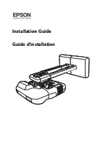 Epson BrightLink 450Wi - Interactive Projector Installation Manual preview