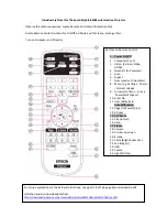 Предварительный просмотр 1 страницы Epson BrightLink485wi Introductory Manual