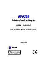 Epson BT-0260 User Manual preview