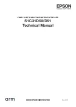 Epson Buzzer S1C31D51 Technical Manual preview