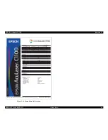 Preview for 69 page of Epson C1100 - AcuLaser Color Laser Printer Service Manual