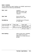 Preview for 205 page of Epson C117001-N - DFX 5000+ B/W Dot-matrix Printer User Manual