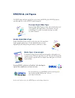 Preview for 71 page of Epson C11C424001 - Stylus C80 Color Inkjet Printer Printer Basics Manual