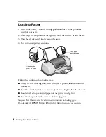 Preview for 13 page of Epson C11C484001 - Stylus C62 Color Inkjet Printer Printer Basics Manual