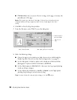 Предварительный просмотр 21 страницы Epson C11C486001 - Stylus C82 Color Inkjet Printer Printer Basics Manual