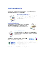 Предварительный просмотр 76 страницы Epson C11C486001 - Stylus C82 Color Inkjet Printer Printer Basics Manual