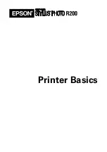 Epson C11C546011-N - Stylus Photo R200 Printer Basics Manual preview