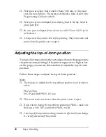 Preview for 30 page of Epson C11C560111 - PLQ 20 B/W Dot-matrix Printer User Manual