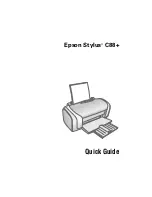 Preview for 1 page of Epson C11C617001 - Stylus C88 Color Inkjet Printer Quick Manual