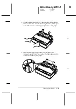 Предварительный просмотр 29 страницы Epson C11C638001 - LQ 300+II B/W Dot-matrix Printer User Manual