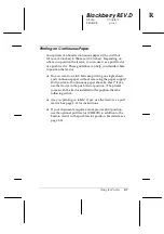 Предварительный просмотр 43 страницы Epson C11C638001 - LQ 300+II B/W Dot-matrix Printer User Manual