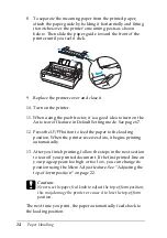 Предварительный просмотр 14 страницы Epson C11C640001 - LX 300+II B/W Dot-matrix Printer Reference Manual