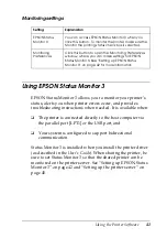 Предварительный просмотр 41 страницы Epson C11C640001 - LX 300+II B/W Dot-matrix Printer Reference Manual