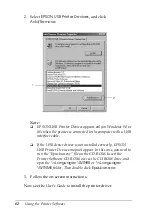 Предварительный просмотр 62 страницы Epson C11C640001 - LX 300+II B/W Dot-matrix Printer Reference Manual