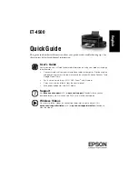 Preview for 1 page of Epson C11CE90201 Quick Manual