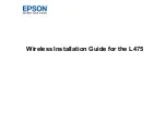 Preview for 1 page of Epson C11CE91301 Installation Manual