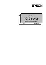 Epson C12 Series Manipulator Manual preview