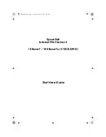 Epson C12C823912 - Net 2 Print Server Start Here Manual preview