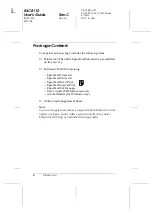 Preview for 16 page of Epson C12C824052 (Internal Type-B 10/100Base-T High Speed Ethernet Print Server) User Manual