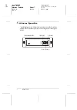 Preview for 20 page of Epson C12C824052 (Internal Type-B 10/100Base-T High Speed Ethernet Print Server) User Manual