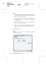 Preview for 56 page of Epson C12C824052 (Internal Type-B 10/100Base-T High Speed Ethernet Print Server) User Manual