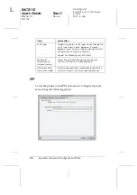 Preview for 104 page of Epson C12C824052 (Internal Type-B 10/100Base-T High Speed Ethernet Print Server) User Manual