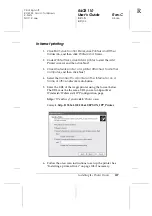 Preview for 119 page of Epson C12C824052 (Internal Type-B 10/100Base-T High Speed Ethernet Print Server) User Manual