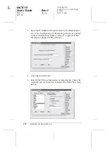 Preview for 144 page of Epson C12C824052 (Internal Type-B 10/100Base-T High Speed Ethernet Print Server) User Manual