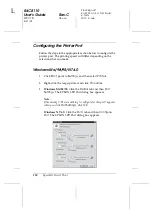 Preview for 196 page of Epson C12C824052 (Internal Type-B 10/100Base-T High Speed Ethernet Print Server) User Manual