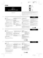 Preview for 1 page of Epson C12C824142 Handling Instructions