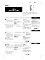 Preview for 2 page of Epson C12C824142 Handling Instructions