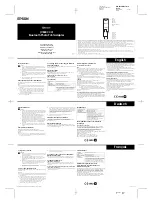 Preview for 3 page of Epson C12C824142 Handling Instructions