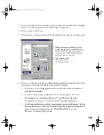 Предварительный просмотр 26 страницы Epson C200001 - Stylus Color 660 Inkjet Printer Printer Basics Manual