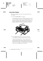 Preview for 14 page of Epson C276001 - FX 980 B/W Dot-matrix Printer User Manual