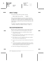 Preview for 22 page of Epson C276001 - FX 980 B/W Dot-matrix Printer User Manual