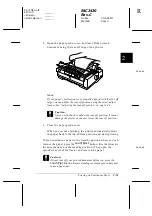 Preview for 59 page of Epson C276001 - FX 980 B/W Dot-matrix Printer User Manual