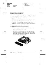 Preview for 60 page of Epson C276001 - FX 980 B/W Dot-matrix Printer User Manual